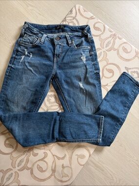 Silver girlfriend jeans 26/29